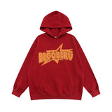 Men Hoodie Printed Hoodie Men's Loose Casual Hoodie