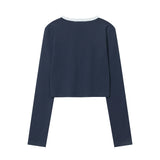 Women Long Sleeve T-Shirt Printed Short-Sleeved T-shirt Women's Spring and Autumn Casual