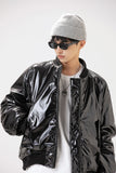 Unisex Sweater Winter Men's and Women's Cool Leather Cotton-Padded Coat