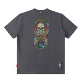 Men T Shirt Retro Street Trendy Loose Leisure All-Matching Couple Short Sleeve T-shirt