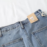 Women Skirt Short Denim Skirt Spring and Summer Retro Denim Skirt