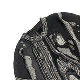 Kapital Sweater Vintage Hida Hehong Contrast Color Retro Ethnic Style Portrait Knitting Crew Neck Pullover Sweater
