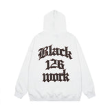 Men Hoodie Letter Hooded Pullover Men's Sweater Autumn and Winter Loose Hoodie