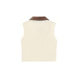 Women Vest Letter Print Vest Summer Casual Multicolor Short Sleeveless