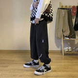 Men Sweatpants Velvet Pants Men's Winter Loose Sports Boys Casual Pants