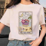 Women's Tarot Card Flower Funny Time Ladies Cartoon Fashion