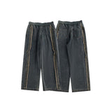 Unisex Pants Fall Worn Jeans