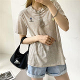 Women T-Shirt Short Sleeve T-shirt Summer Loose Outer Wear