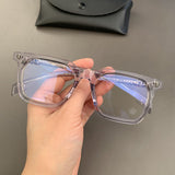 CHH Chrome Hearts Glasses Black Frame Plain Silver Versatile Personality Myopia Glasses Frame