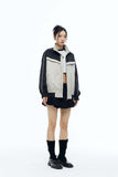 Unisex Jacket Autumn Stitching Stand Collar Coat Women's Clothing