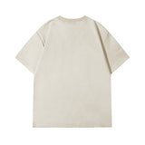 Men's T Shirt Fashion Brand Printing Suede Short-Sleeved T-shirt Men's and Women's Hiphop