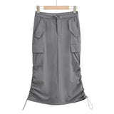 Women Skirt Women's Summer Retro Long Skirt