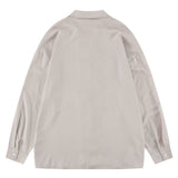 Men Long Sleeved T Shirt Printed Long Sleeve Shirt Men's Ins Loose Casual