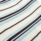 Women Vest Knitted Striped Heart-Hanging Girl Summer Casual Contrast Color Short