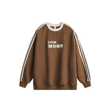 Unisex Hoodie Retro University Style Student Crew Neck Sweater for Men and Women