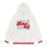 Men Hoodie XINGX Printed Pullover Sweatshirt Men's Long-Sleeved Hooded Shirt