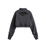 Unisex Sweatshirt Autumn Short Sweatshirt