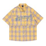 Women T-shirt Short Sleeve Shirt Women's Summer Loose Casual Letter Embroidered Half Sleeve