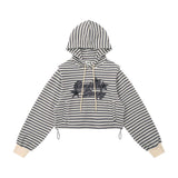 Women Hoodie Cropped Hoodie Casual Multicolor Top