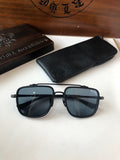 Chrome Hearts Sunglasses Fashion Titanium Large Frame Square Pull Wind Sunglasses
