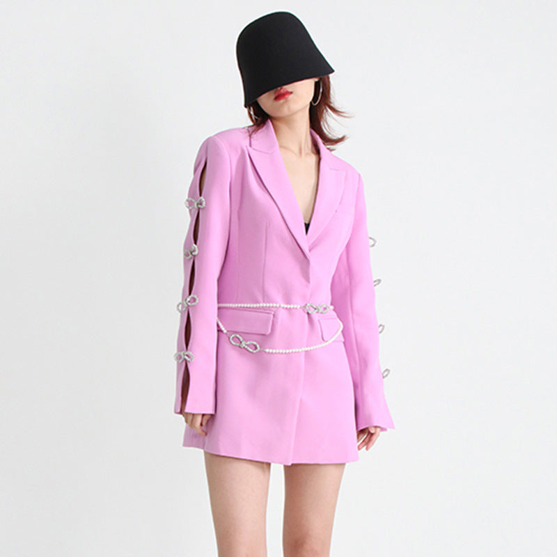 Frankie Shop Hourglass Blazer Autumn Dress Butterfly