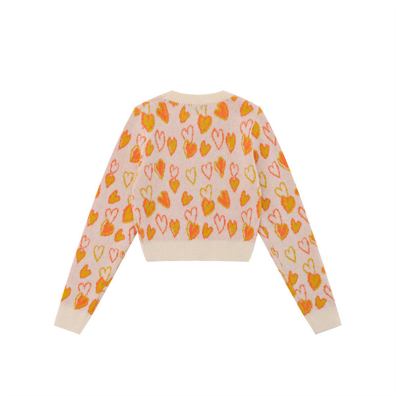 Women Sweater Short Sweater Women's Autumn Casual round Neck Sweater