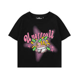 Women T-shirt Printed Short T-shirt for Girls Summer Casual Short Sleeve