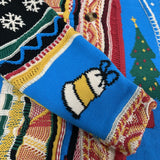 Kapital Sweater Vintage Hida Hehong Style Japanese Jacquard Heavy Industry Cardigan V-neck Sweater Coat