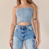 Women Cargo Pants Jeans for Women Spring and Autumn Long Straight-Leg Pants