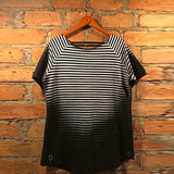 Men T Shirt Summer Stripes Casual Short-Sleeved T-shirt Men
