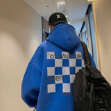Men Hoodie Sweater High Street Men's Coat Hooded Autumn and Winter Ins Hong Kong Style