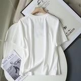 Women T-Shirt Short Sleeve T-shirt Loose Half-Sleeve Top