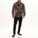 Men Shirt Autumn Fashion Cardigan Personalized Printed Men