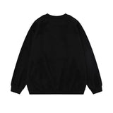 Men Hoodie Letter Printed Crew Neck Sweatshirt Men's Casual Pullover Long Sleeve Top Spring and Autumn