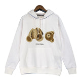 Palm Angle Hoodie Palm Angels Broken Bear Embroidered Hoodie Loose