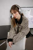 Unisex Jacket Autumn Corduroy Collar Coat Women's Clothing