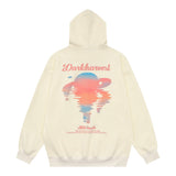 Men Hoodie Sunset Reflection Printed Hoodie Men's Ins Loose