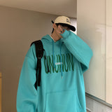 Men Hoodie Hooded Sweater Men Autumn Winter Coat Loose Fashion Brand