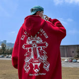 Men Hoodie Sweater Men Autumn and Winter Fashion Brand Loose Hooded Coat
