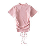 Women T-Shirt Short-Sleeved Top Women's Short Yoga Clothes Sports T-shirt