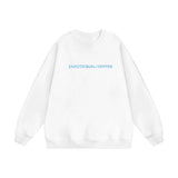 Men Hoodie round Neck Sweater Autumn Loose Casual Long Sleeves Pullover Sweater Sweater