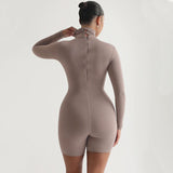 Women Jumpsuit Spring Fashionable Fitted Long Sleeve Jumpsuit