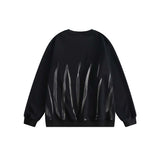 Unisex Jacket Autumn Flame Brushed round Neck Sweaters Women's Clothing