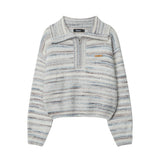 Women Sweater Short Sweater Girls' Autumn Casual Long-Sleeved Sweater