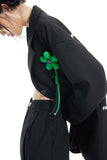 Unisex Jacket Autumn Detachable Small Flower Suit Women's Clothing
