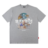 Men T Shirt Angel Print Short Sleeve T-shirt Men Couple Loose Fashion Brand