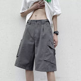 Men Sweatpants Workwear Shorts Men's Summer Loose Straight Casual