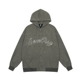 Men Hoodie Hooded Jacket Men's Loose Sweater Long Sleeve Autumn