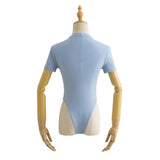 Women T-Shirt Short Sleeve Repair Jumpsuit