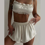 Women Co-Ord Set Women's Ear Strap Pajamas
